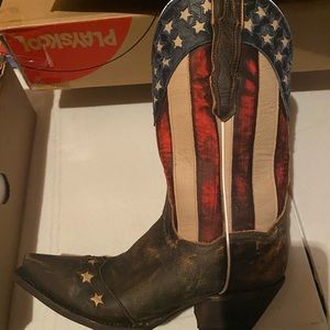 New Dan Post AMERICAN flag cowgirl boots 6M/ 7.5 W